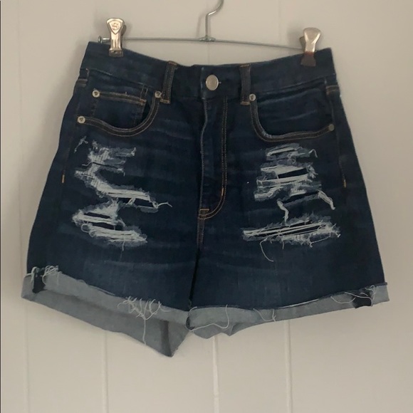 Next Level Stretch High Rise Jean Shorts - Picture 1 of 3